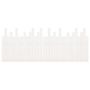 Voir la diapositive 5 : VIDAXL Tete de lit murale Blanc 204x3x80 cm Bois massif de pin