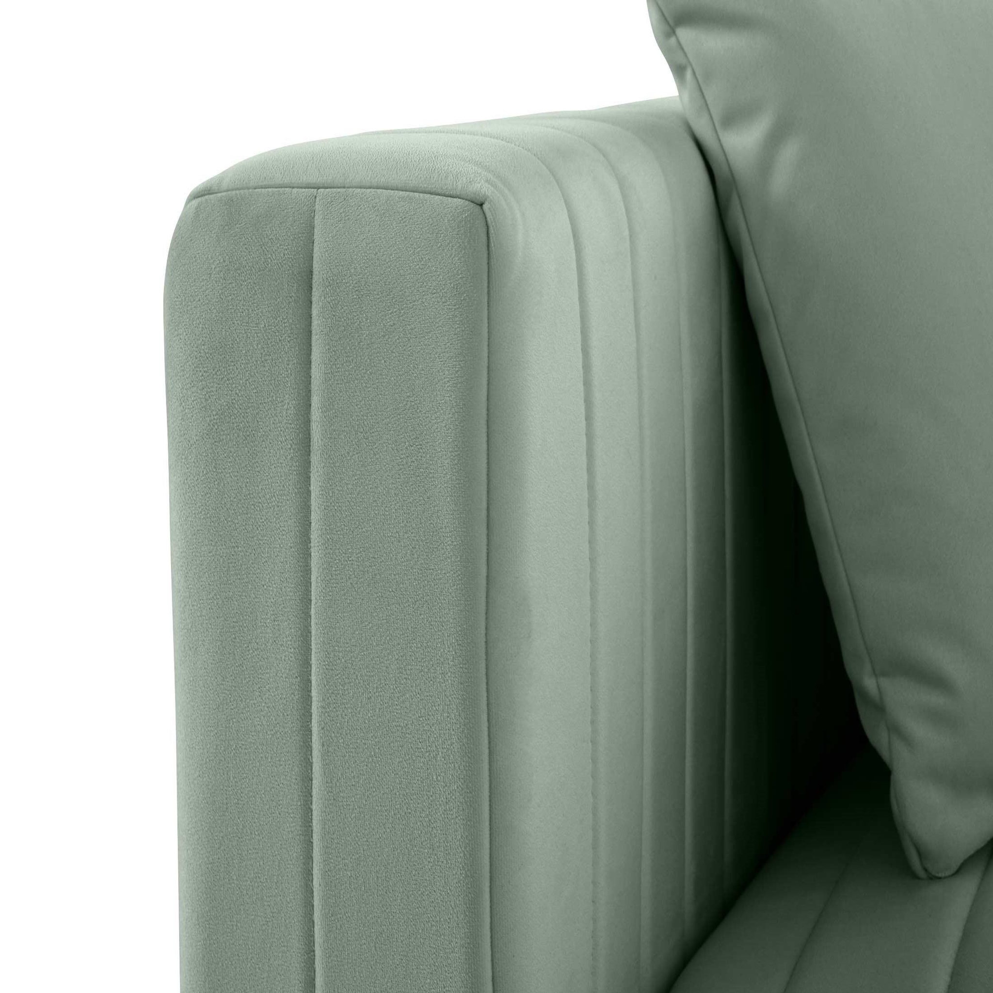 Voir la diapositive 5 : LISA DESIGN Nova - module d'assise gauche - en velours