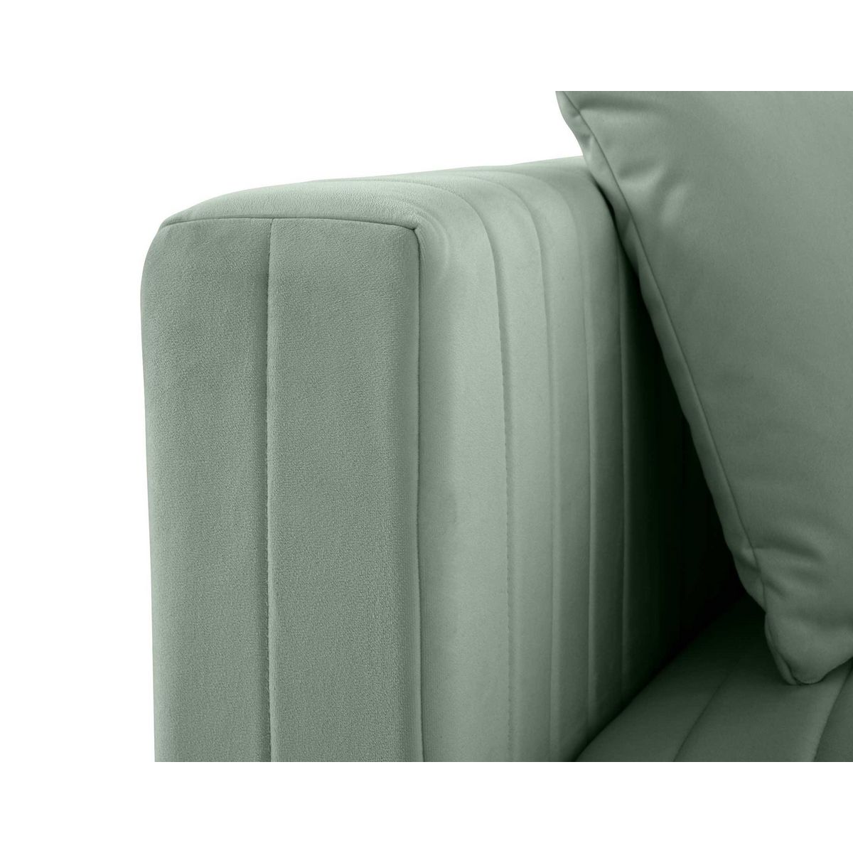 LISA DESIGN Nova - module d'assise gauche - en velours