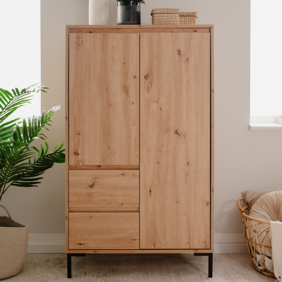 CONCEPT USINE Vaisselier avec rangements design NAVI