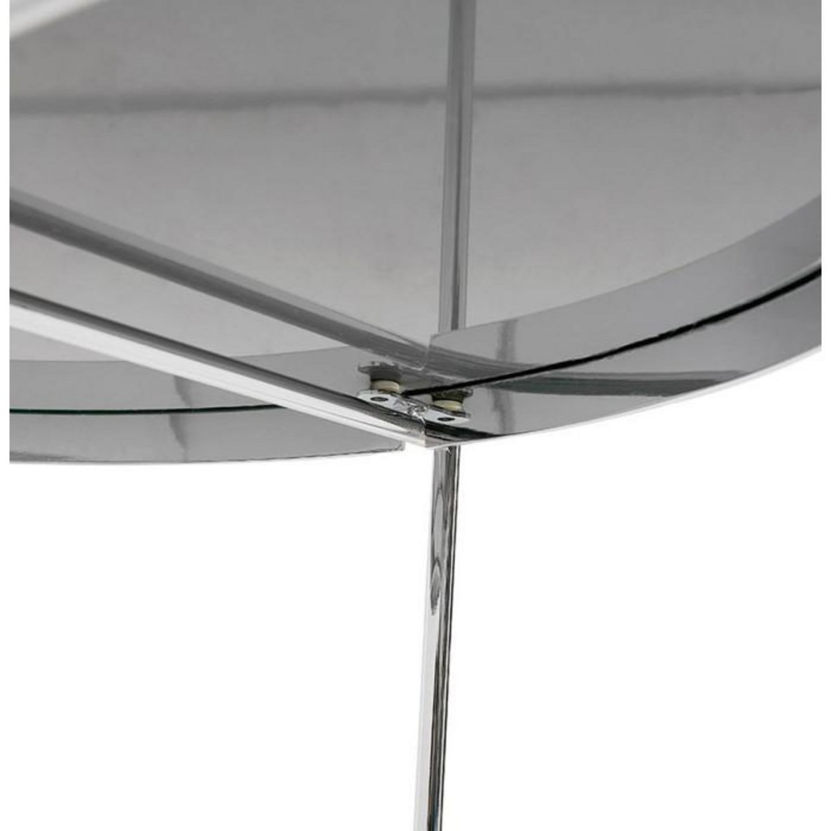 Paris Prix Table d'Appoint Design Ronde  Keops  63cm Argent