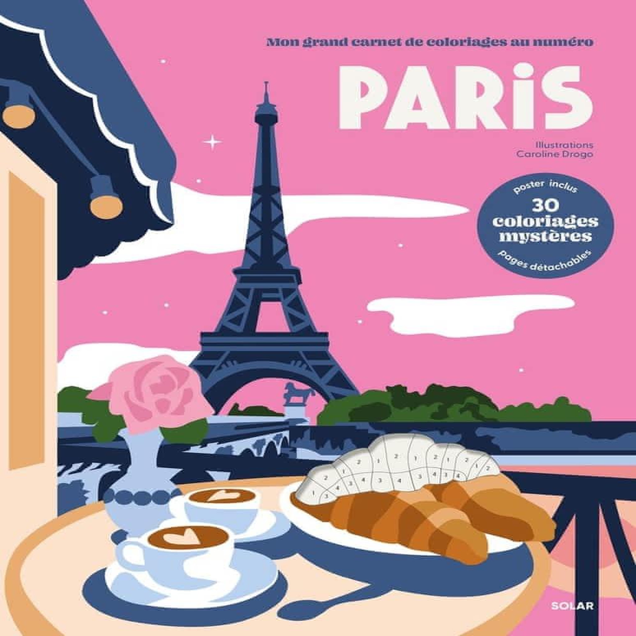 PARIS. 30 COLORIAGES MYSTERES, Drogo Caroline
