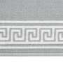 VIDAXL Tapis BCF Gris avec motif 60x350 cm