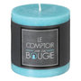 Voir la diapositive 2 : COMPTOIR DE LA BOUGIE Bougie Ronde  Rustic  7cm Turquoise