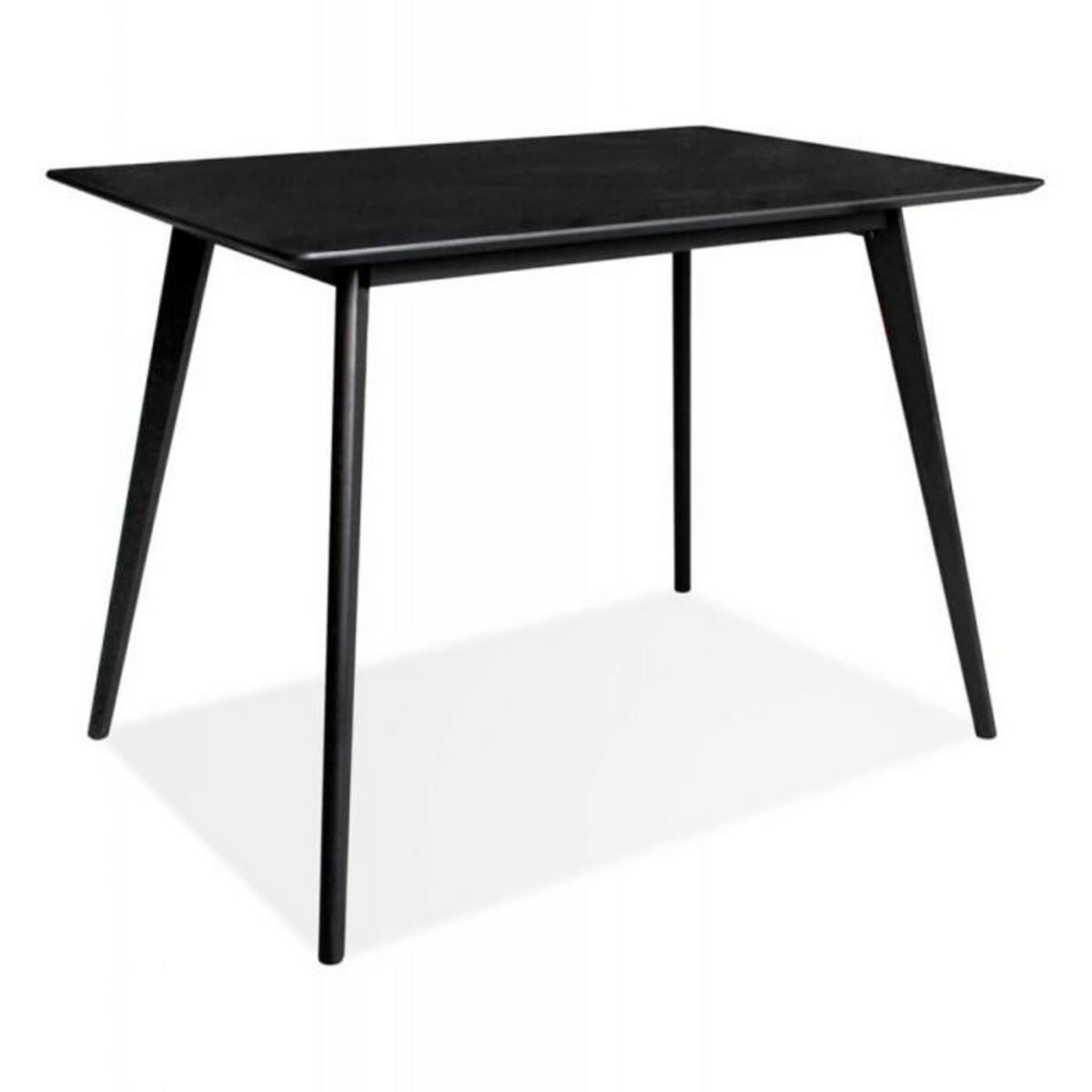 Paris Prix Table à Manger en Bois  Percy  120cm Noir