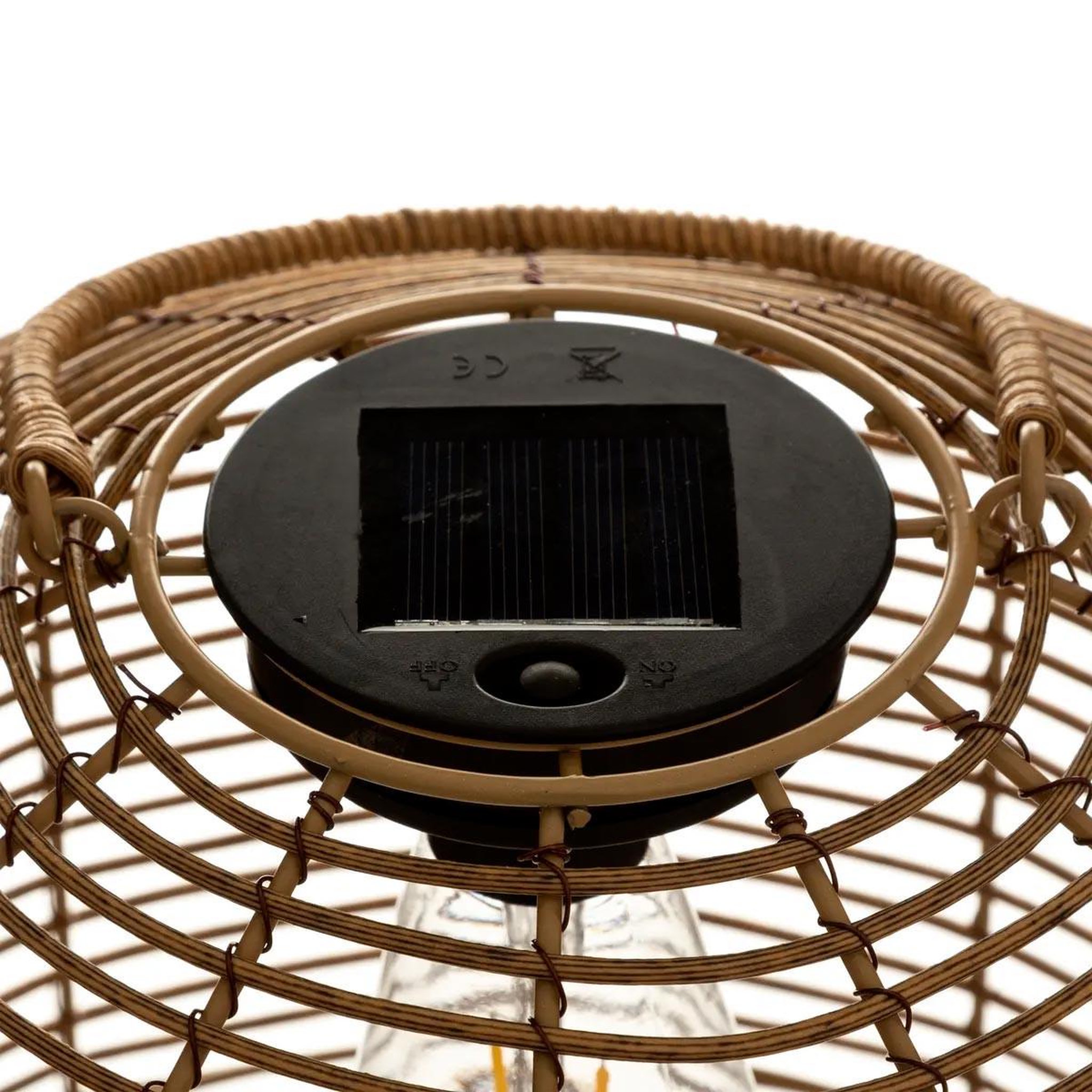 Voir la diapositive 2 : ATMOSPHERA Lampe à poser solaire  ultimo  30cm naturel