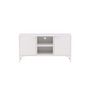 Voir la diapositive 2 : Paris Prix Meuble TV 2 Portes  Piring  120cm Blanc