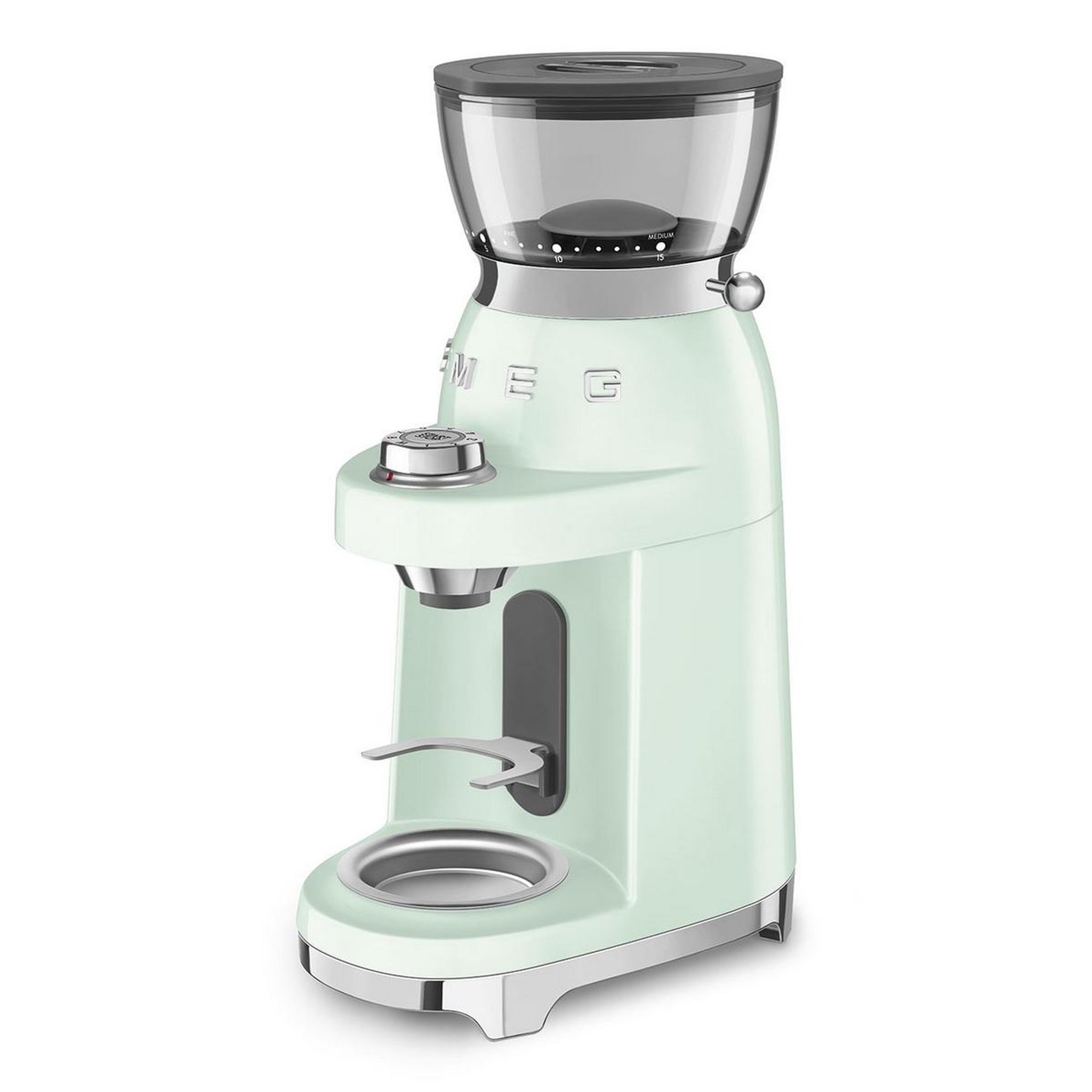 Voir la diapositive 2 : SMEG Moulin à café 240g 150w - cgf03pgeu