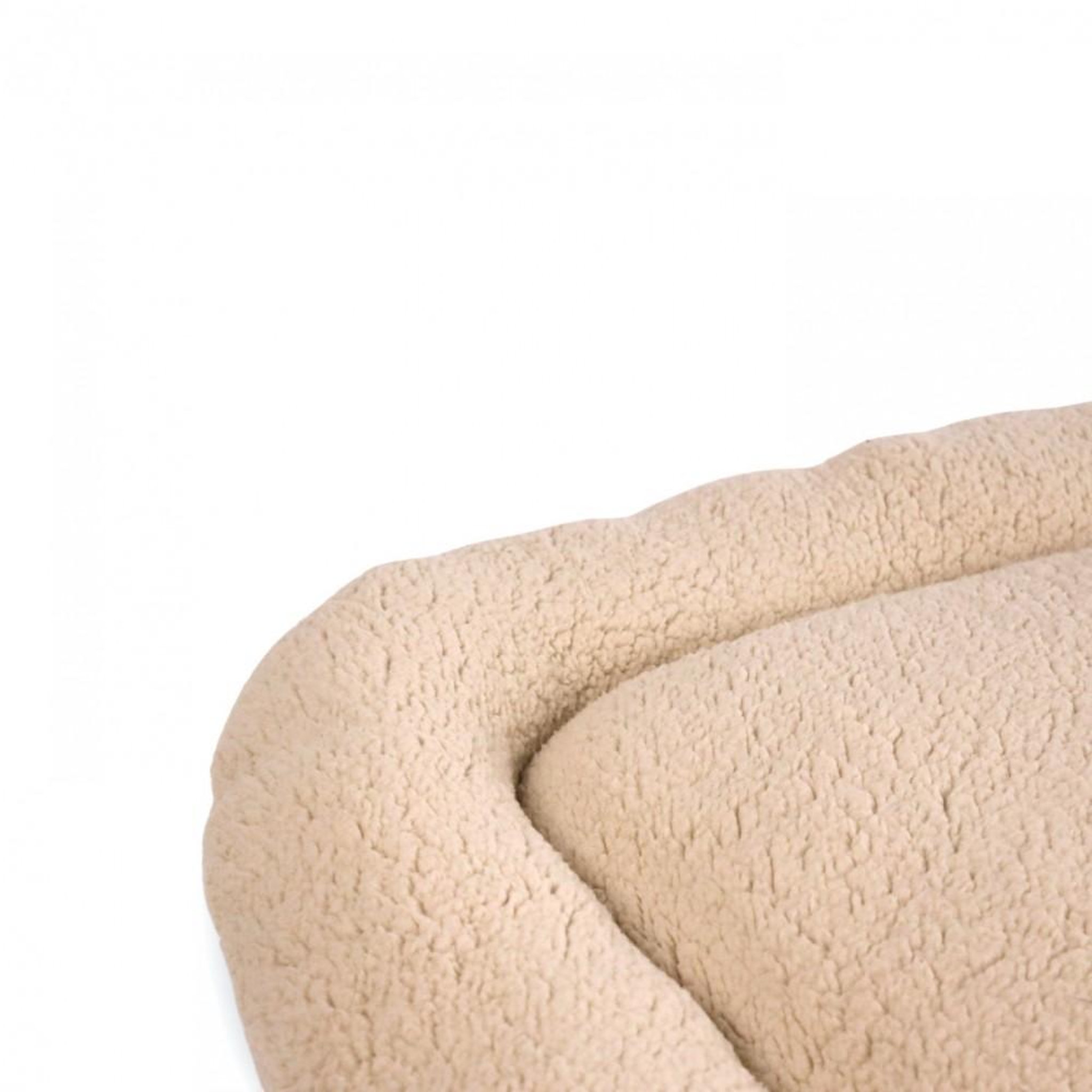 Voir la diapositive 5 : MON AMI LUKI Coussin ovale antidérapant tissus mouton pour chien
