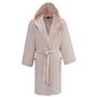Voir la diapositive 1 : Sensei Maison Peignoir mi-long nid d'abeille SPA CAPUCHE