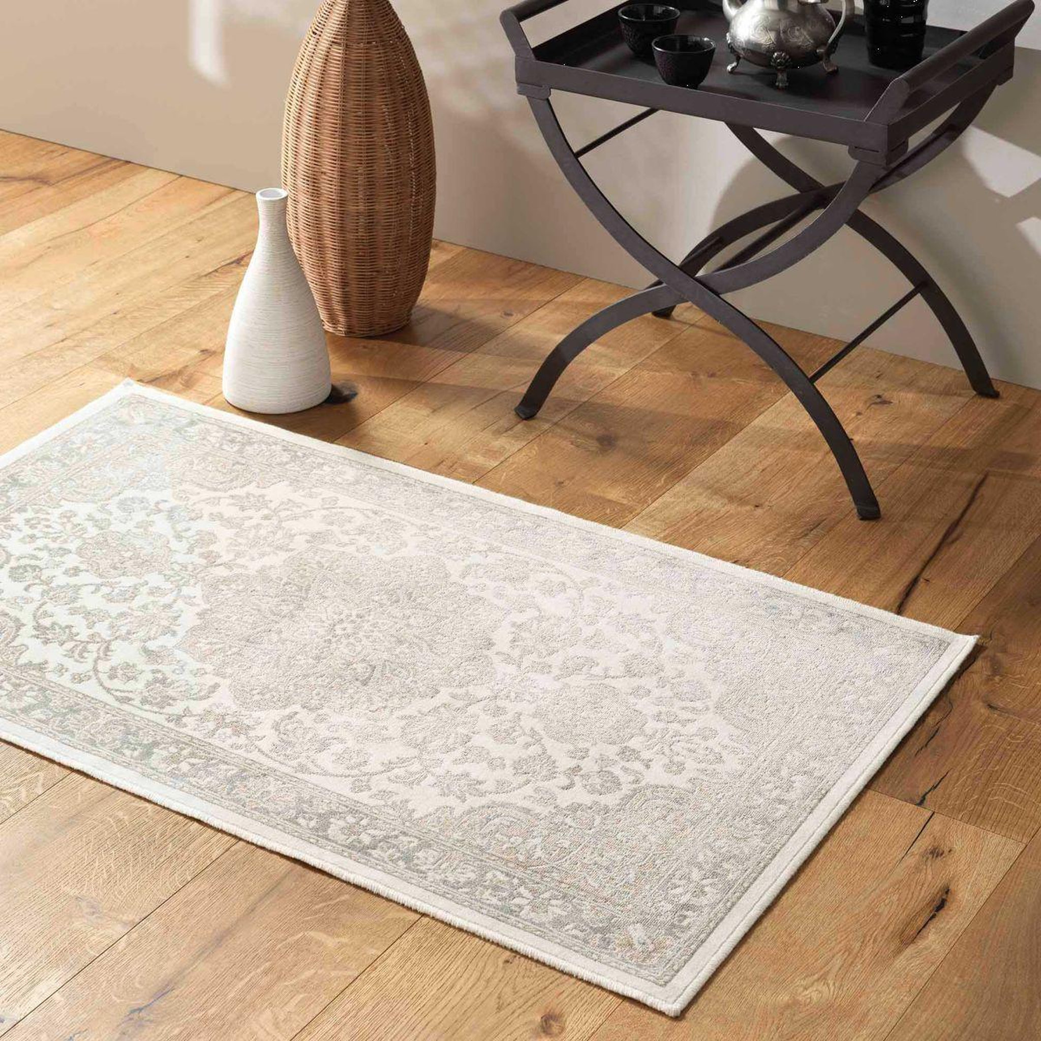 Voir la diapositive 4 : Douceur d'Intérieur Tapis déco  cherine  68x110cm naturel