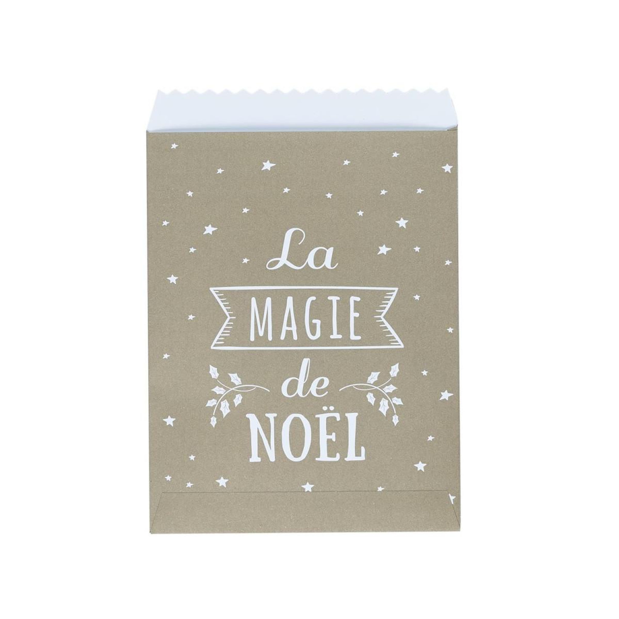 Voir la diapositive 5 : PARTY TIME Lot de 4 pochettes cadeaux  noël  30cm multicolore