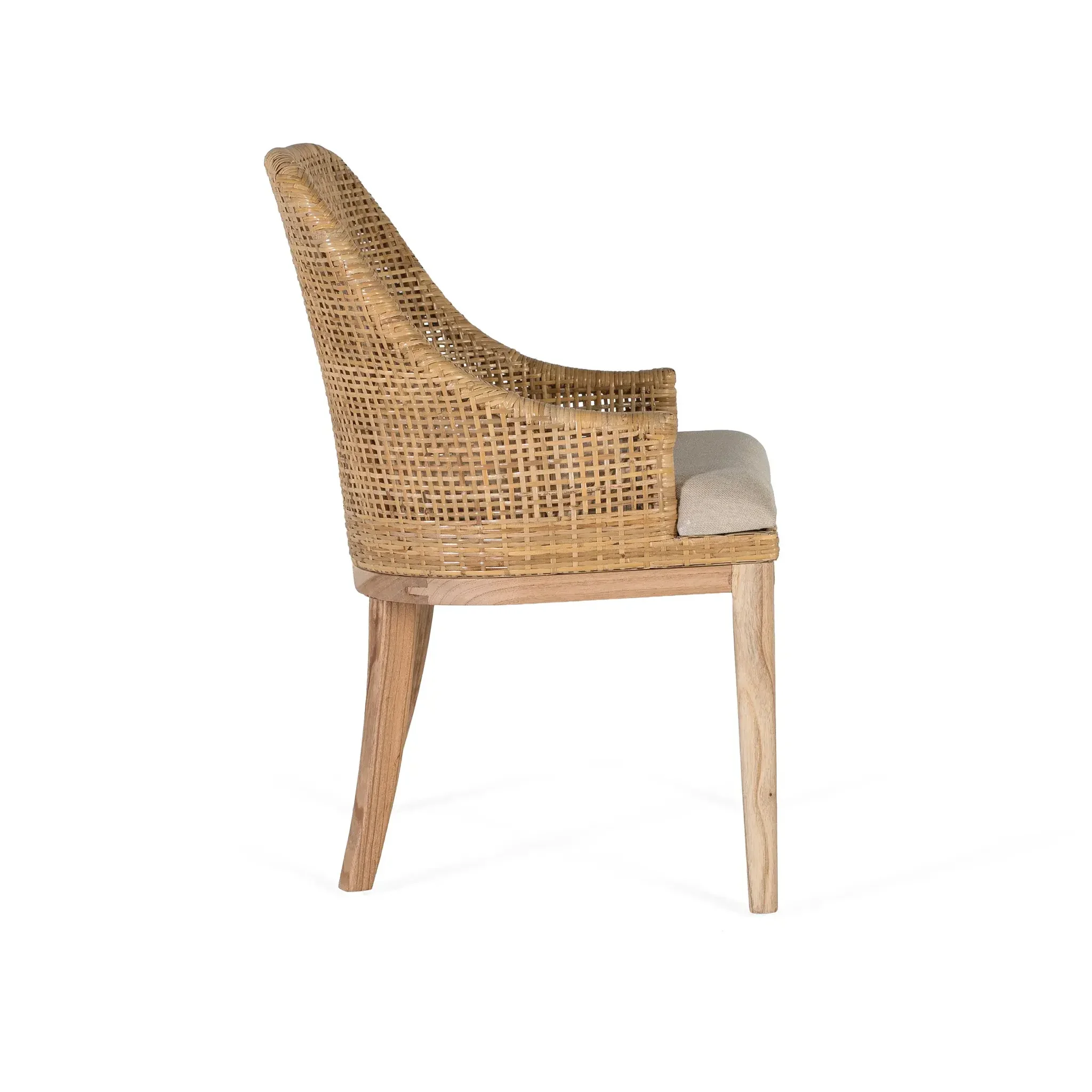 Voir la diapositive 3 : GINER Y COLOMER SL Lot de 2 chaises de salle à manger en bois d'acajou style colonial contemporain