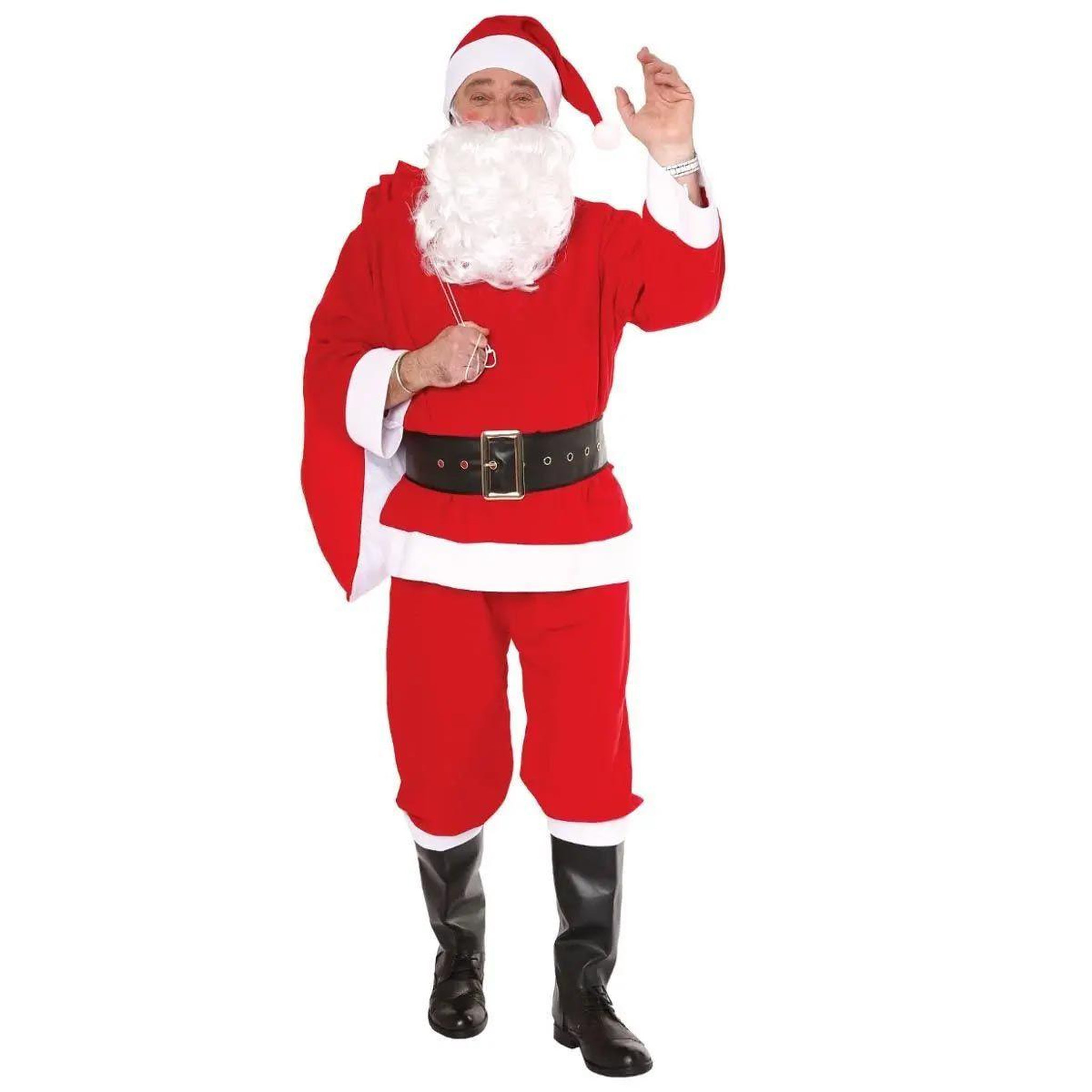 FEERIC LIGHT & CHRISTMAS Déguisement adulte 6 pièces  père noël  148cm rouge