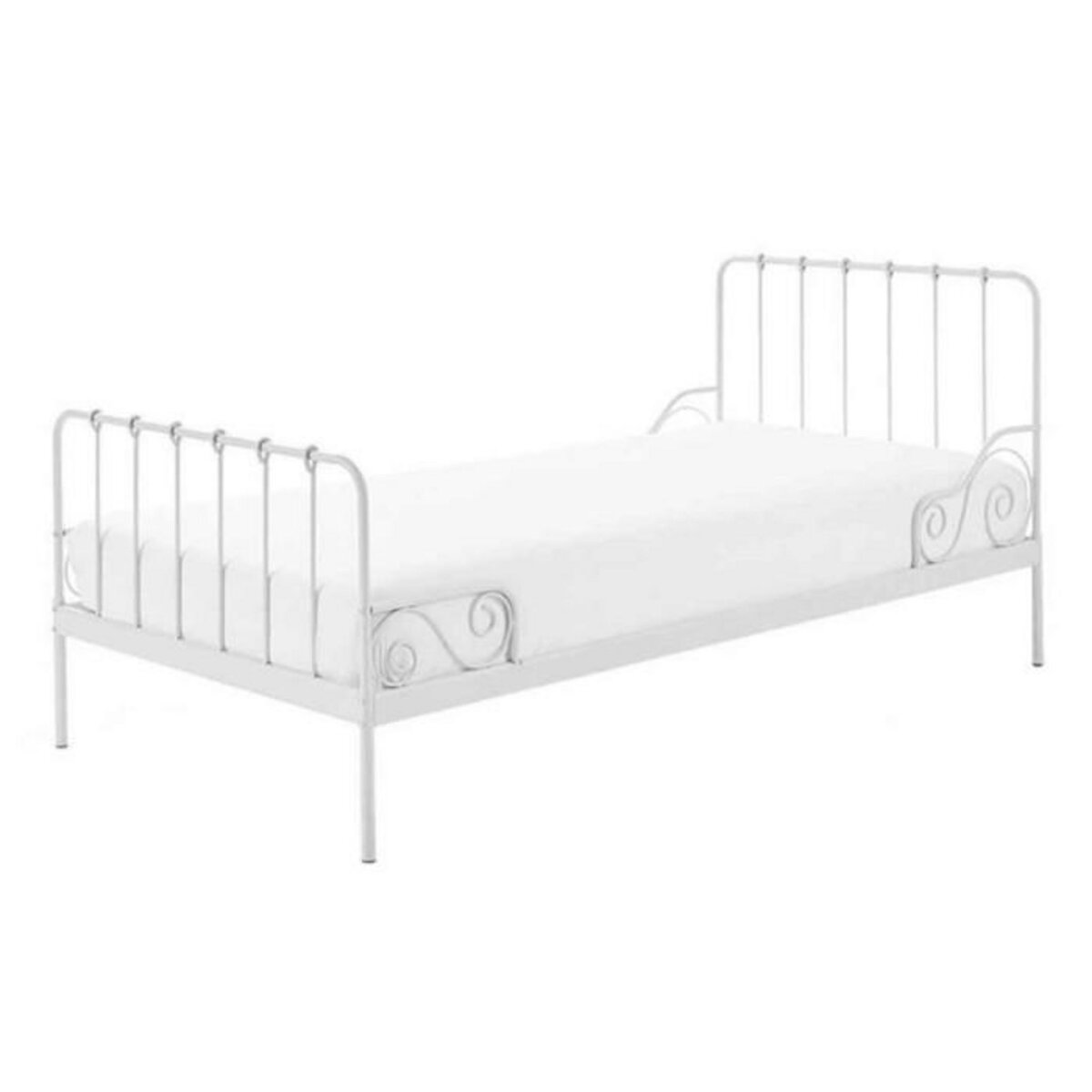 Paris Prix Lit Enfant  Alice  90x200cm Blanc