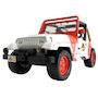 Voir la diapositive 2 : JADA TOYS Petite voiture Jada Toys Jeep Wrangler Jurassic Park rouge