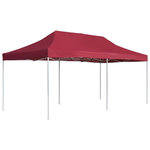 VIDAXL Tente de reception pliable Aluminium 6x3 m Bordeaux