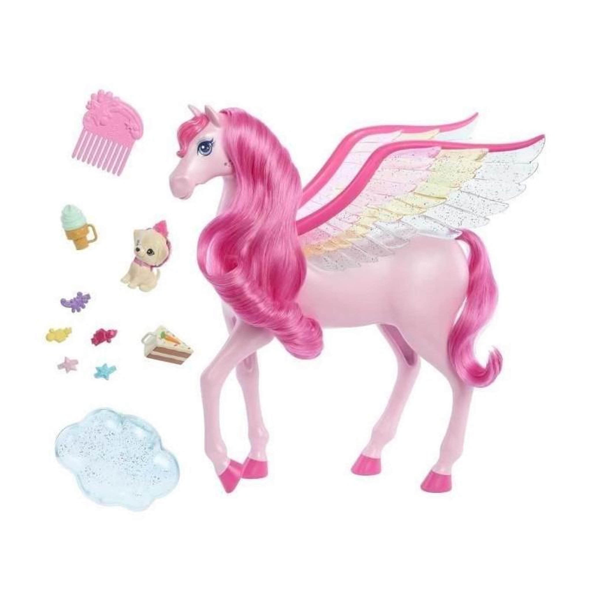 Voir la diapositive 5 : BARBIE PEGASE SONS ET LUMIERES - BARBIE - HLC40 - POUPEE MANNEQUIN BARBIE