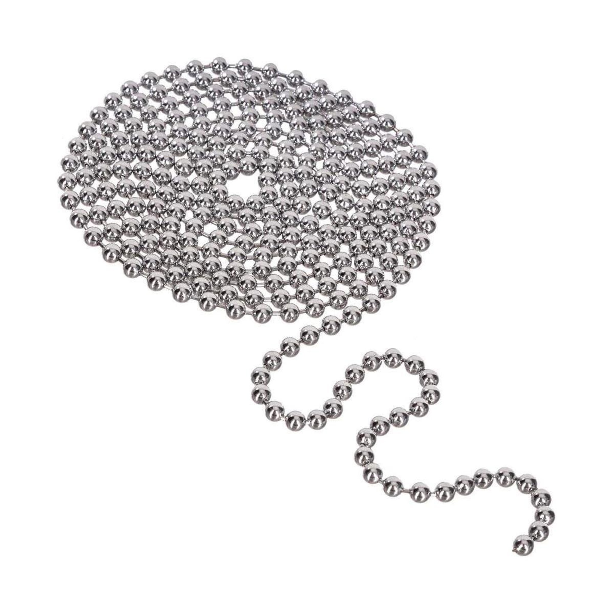 FIVE Chaîne en inox  fond de tarte  180cm argent