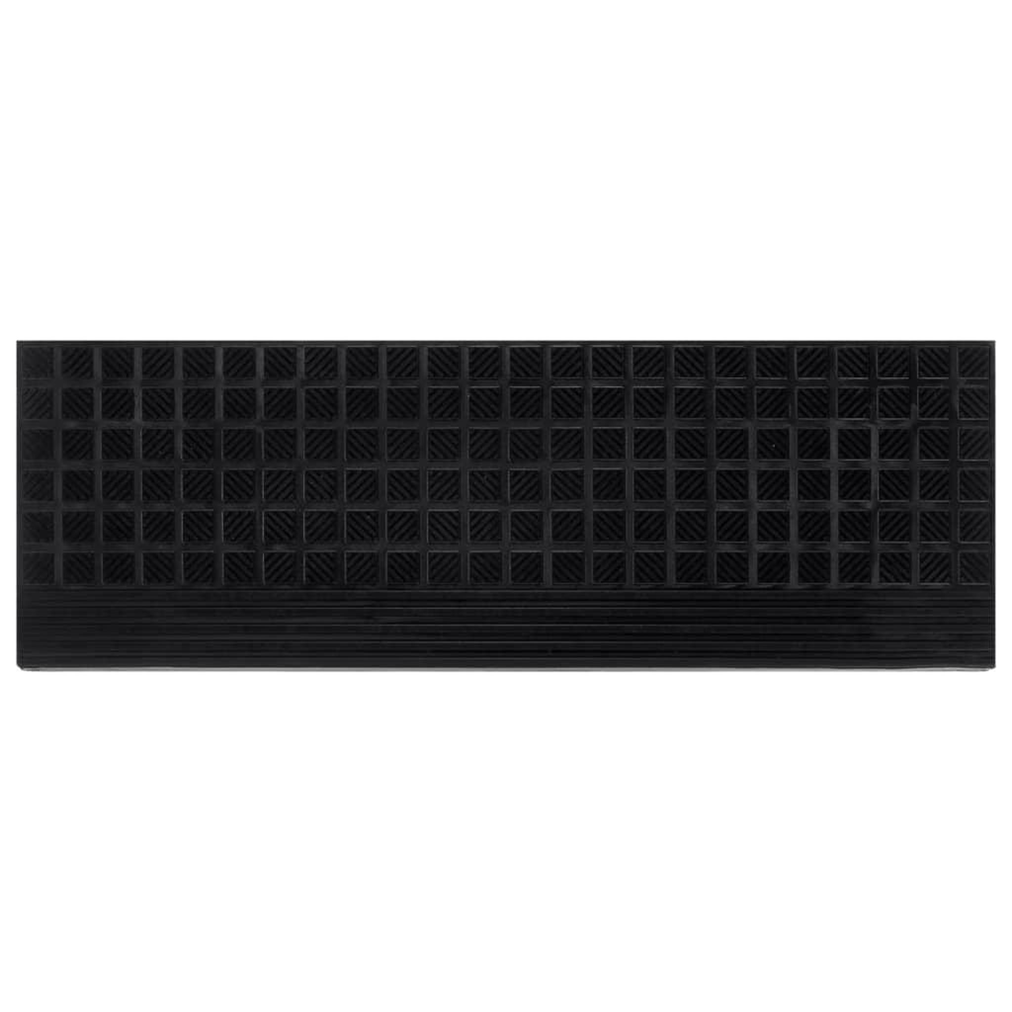 Voir la diapositive 2 : VIDAXL Marches d'escalier 5 pcs 25x75 cm caoutchouc