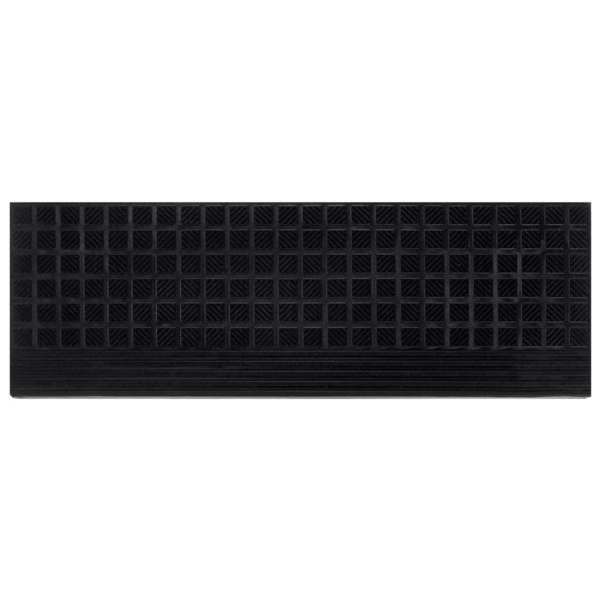 VIDAXL Marches d'escalier 5 pcs 25x75 cm caoutchouc