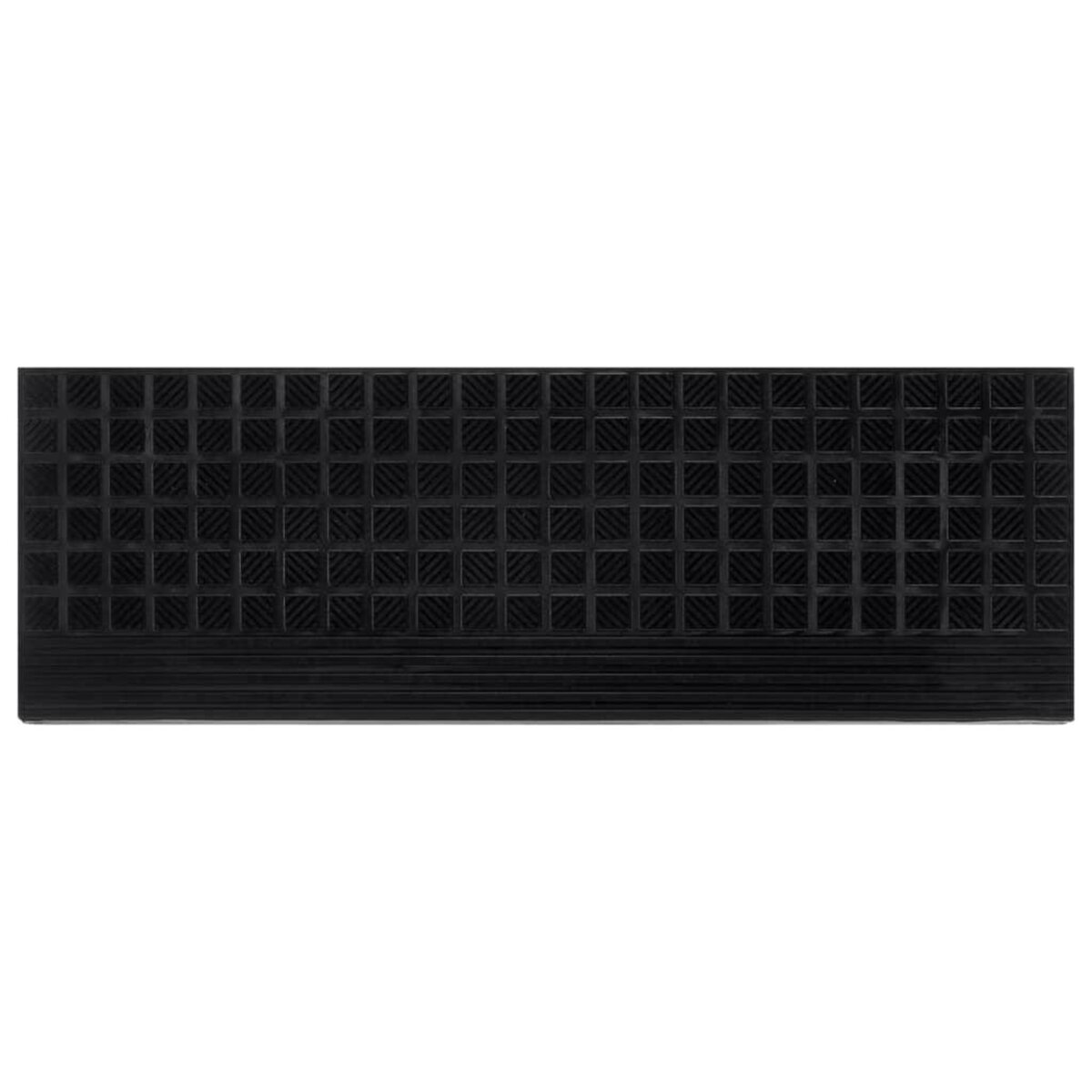 VIDAXL Marches d'escalier 5 pcs 25x75 cm caoutchouc