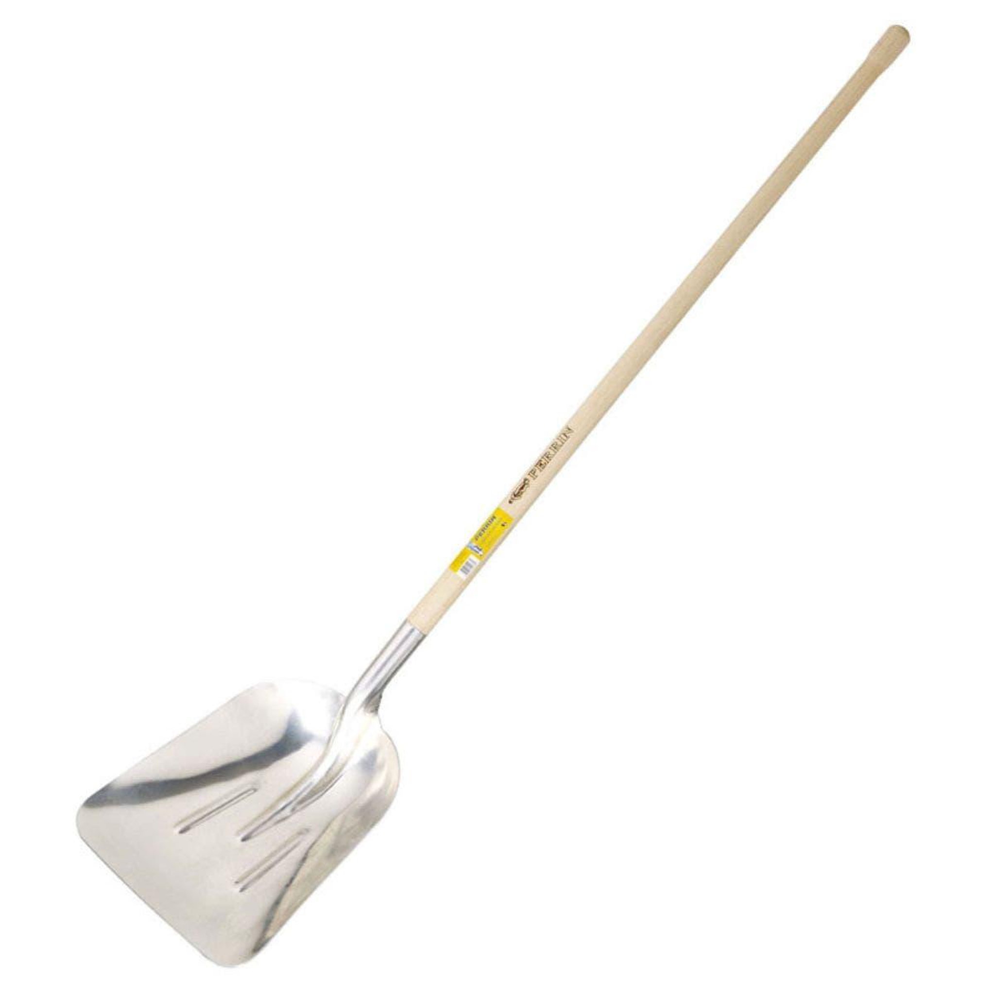 PERRIN Pelle à neige aluminium extra-creuse 42x37cm manche pomme 1.20m