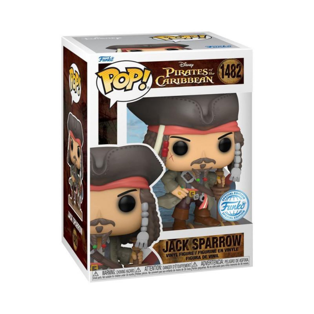 Funko Figurine Funko Pop Disney Pirates of the Caribbean Jack Sparrow Opening