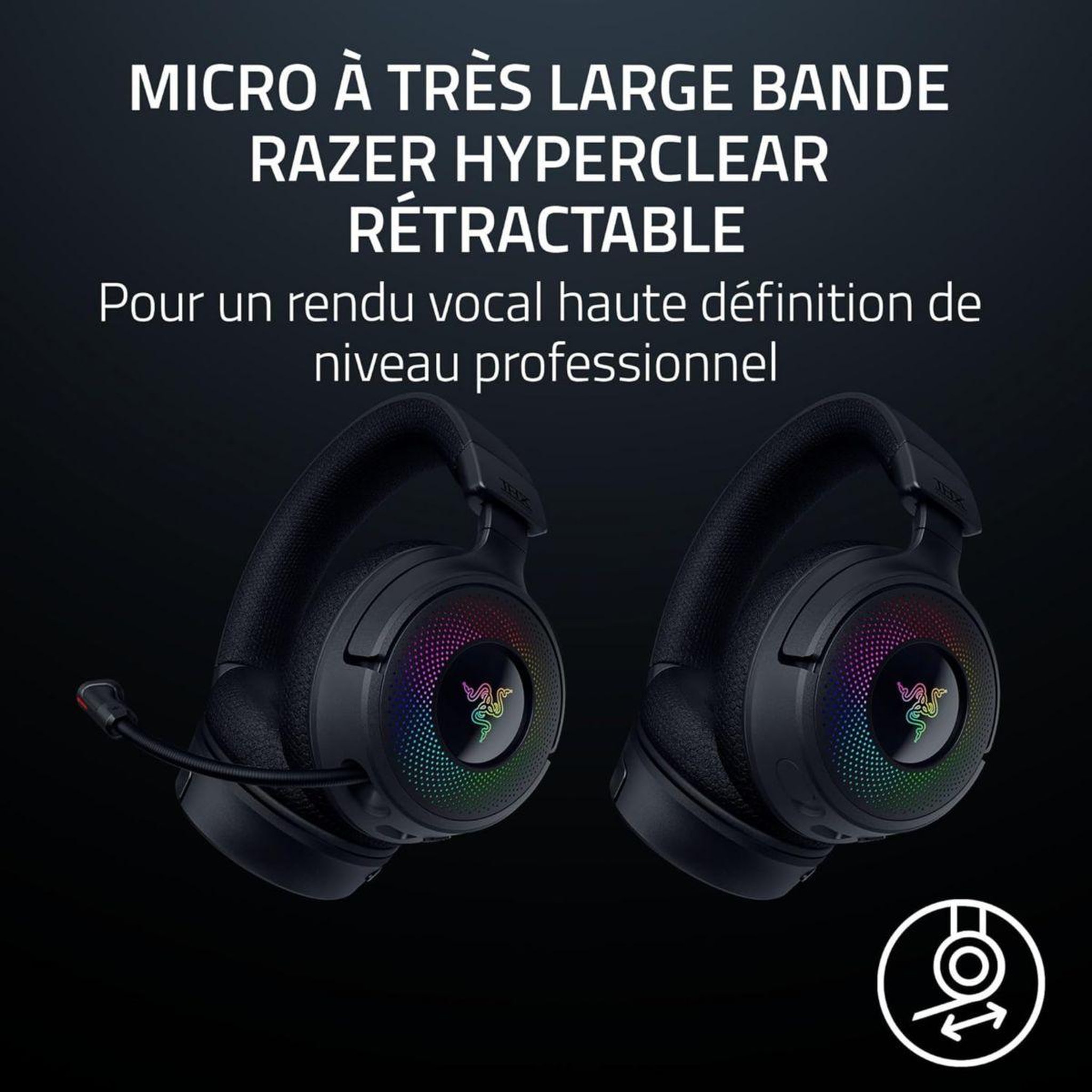 Voir la diapositive 4 : Razer Casque gamer Kraken V4