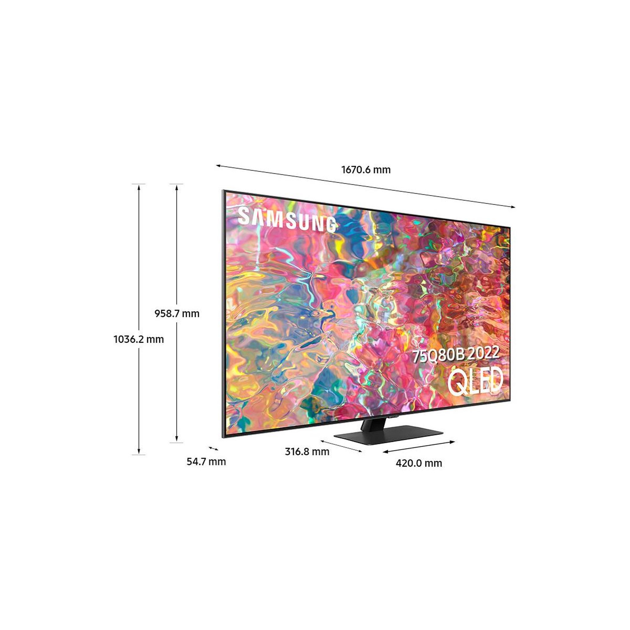 Voir la diapositive 5 : Samsung TV QLED QE50Q80B 2022