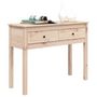 Voir la diapositive 4 : VIDAXL Table console 100x35x75 cm Bois massif de pin