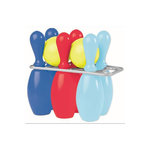 Be Toys Jeu Enfant  6 Quilles & 2 Boules  23cm Multicolore