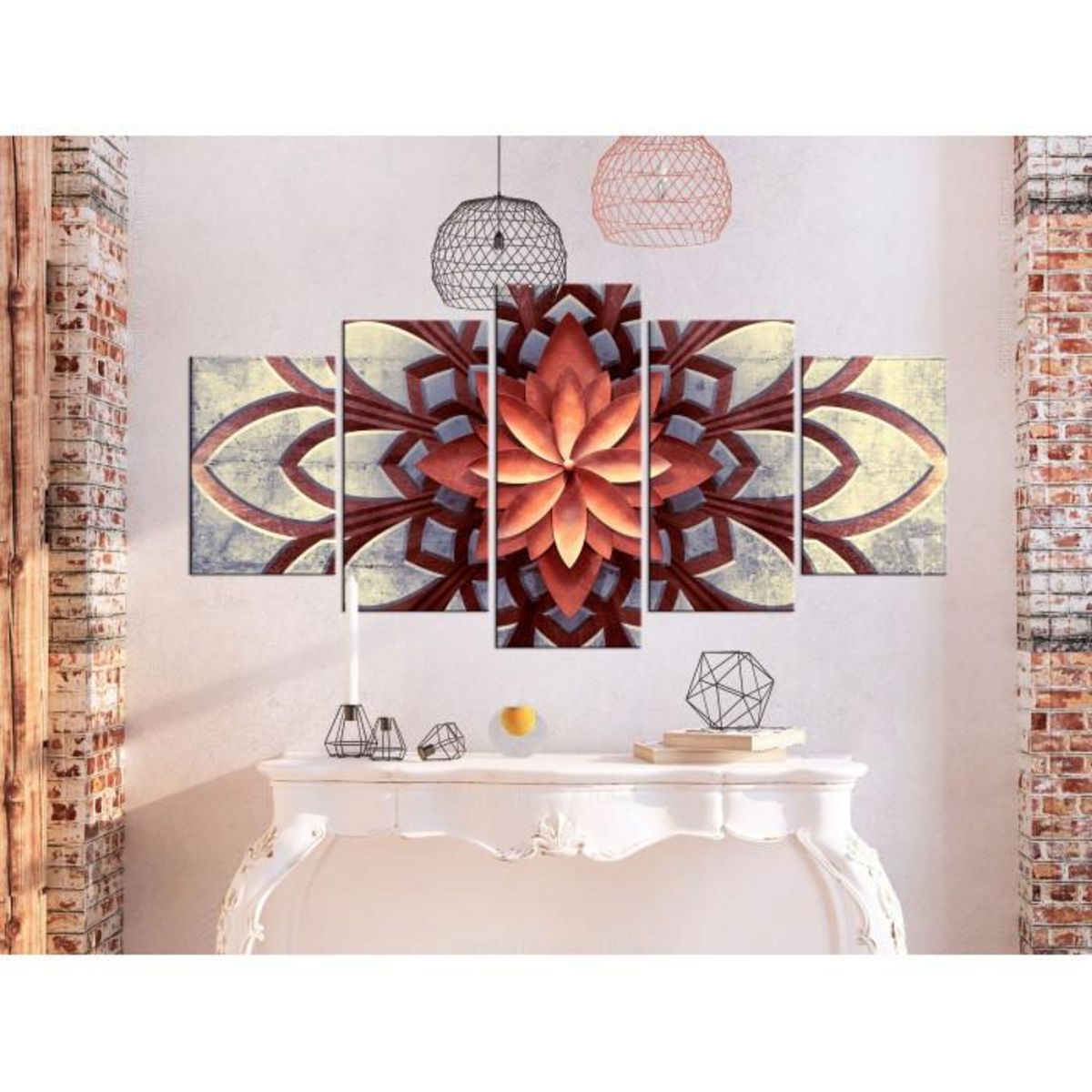 Paris Prix Tableau Imprimé 5 Panneaux  Fan Wide