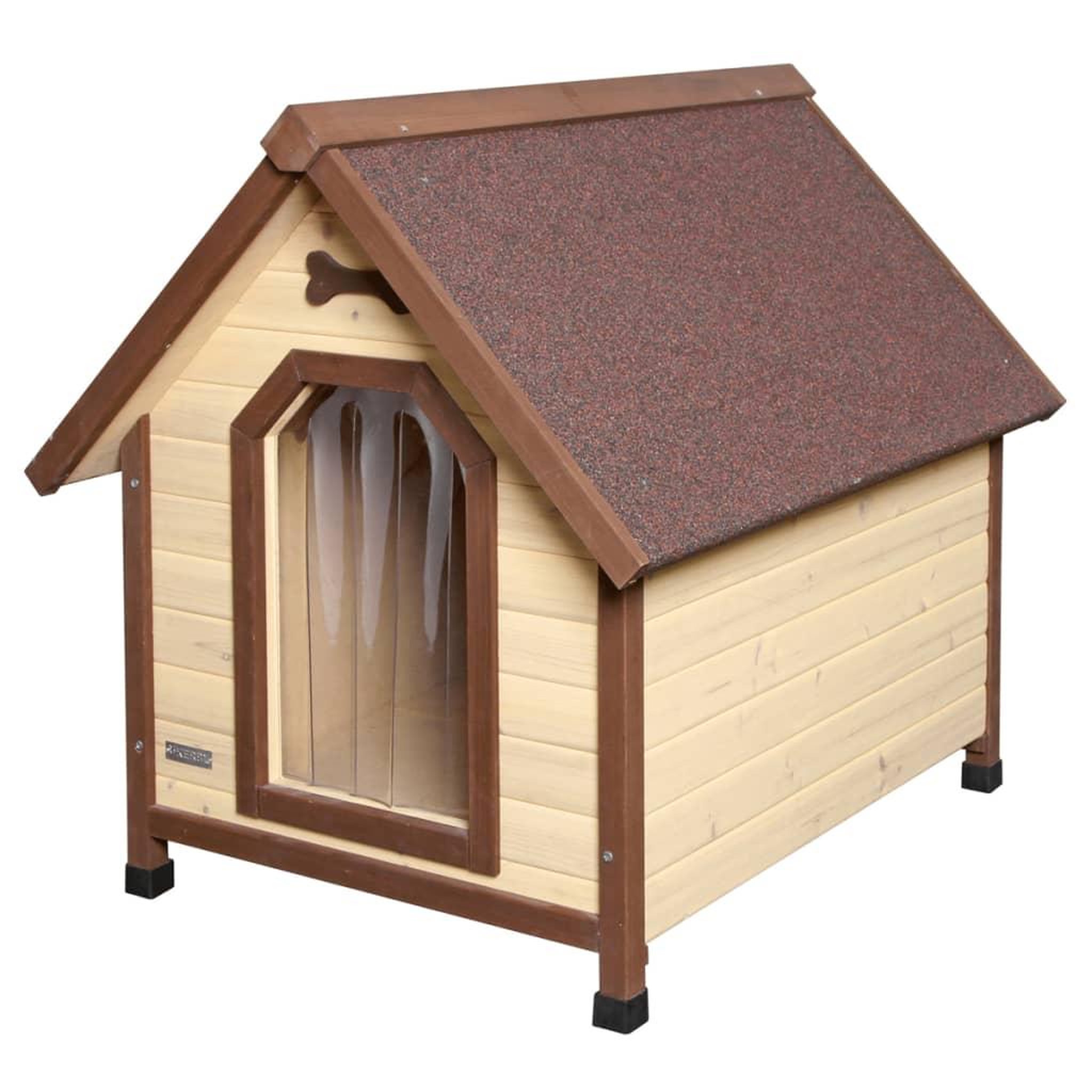 Voir la diapositive 2 : KERBL Kerbl Niche pour chiens 4 saisons 100 x 83 x 94 cm Marron 81349