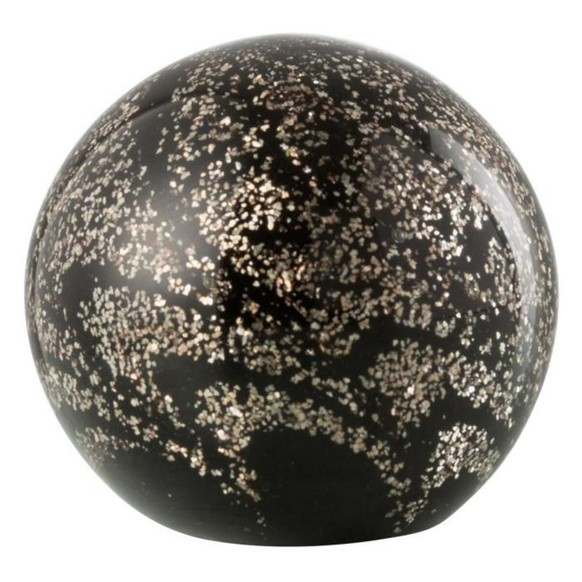Paris Prix Presse-Papier en Verre  Stardust  10cm Noir & Or