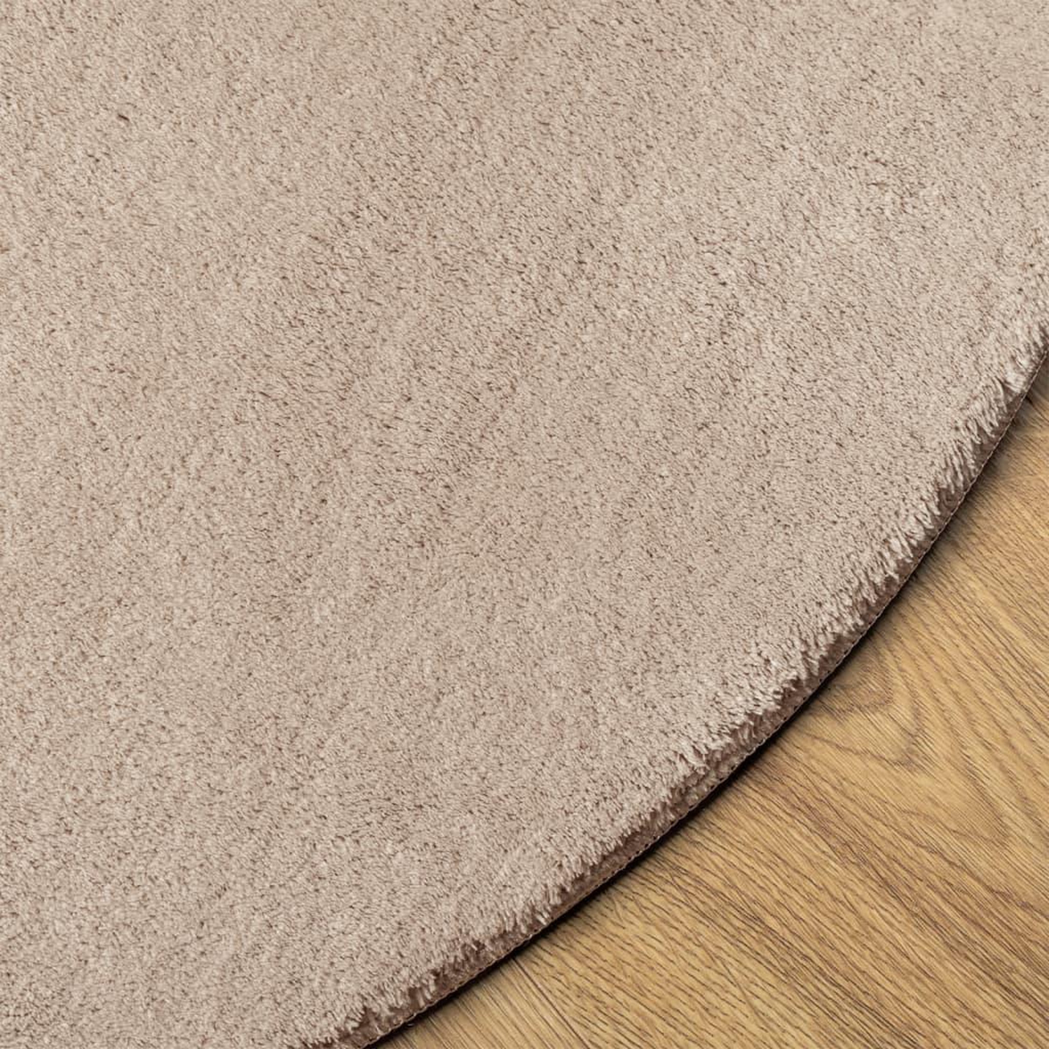 Voir la diapositive 4 : VIDAXL Tapis HUARTE a poils courts doux et lavable sable Ø 120 cm
