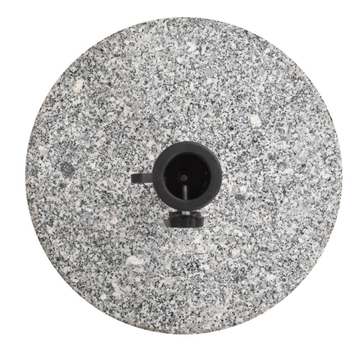 VIDAXL Socle de parasol Granite Rond 20 kg