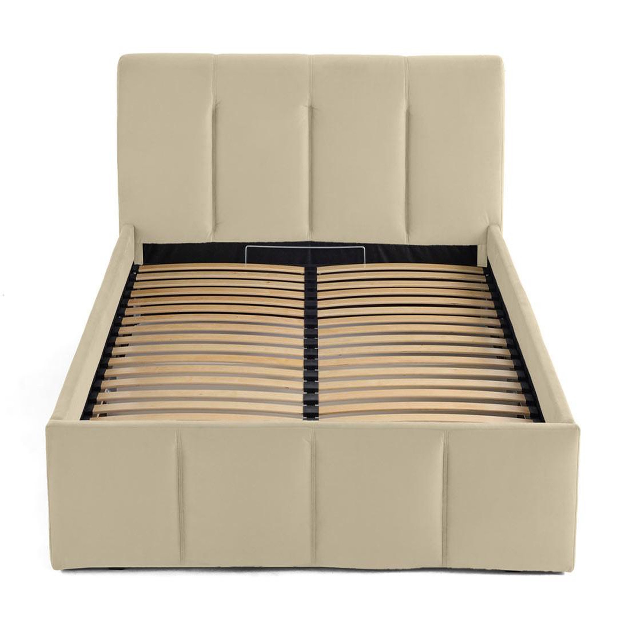Voir la diapositive 3 : BEST MOBILIER Elysia - lit coffre - 140x190 - en velours - sommier inclus