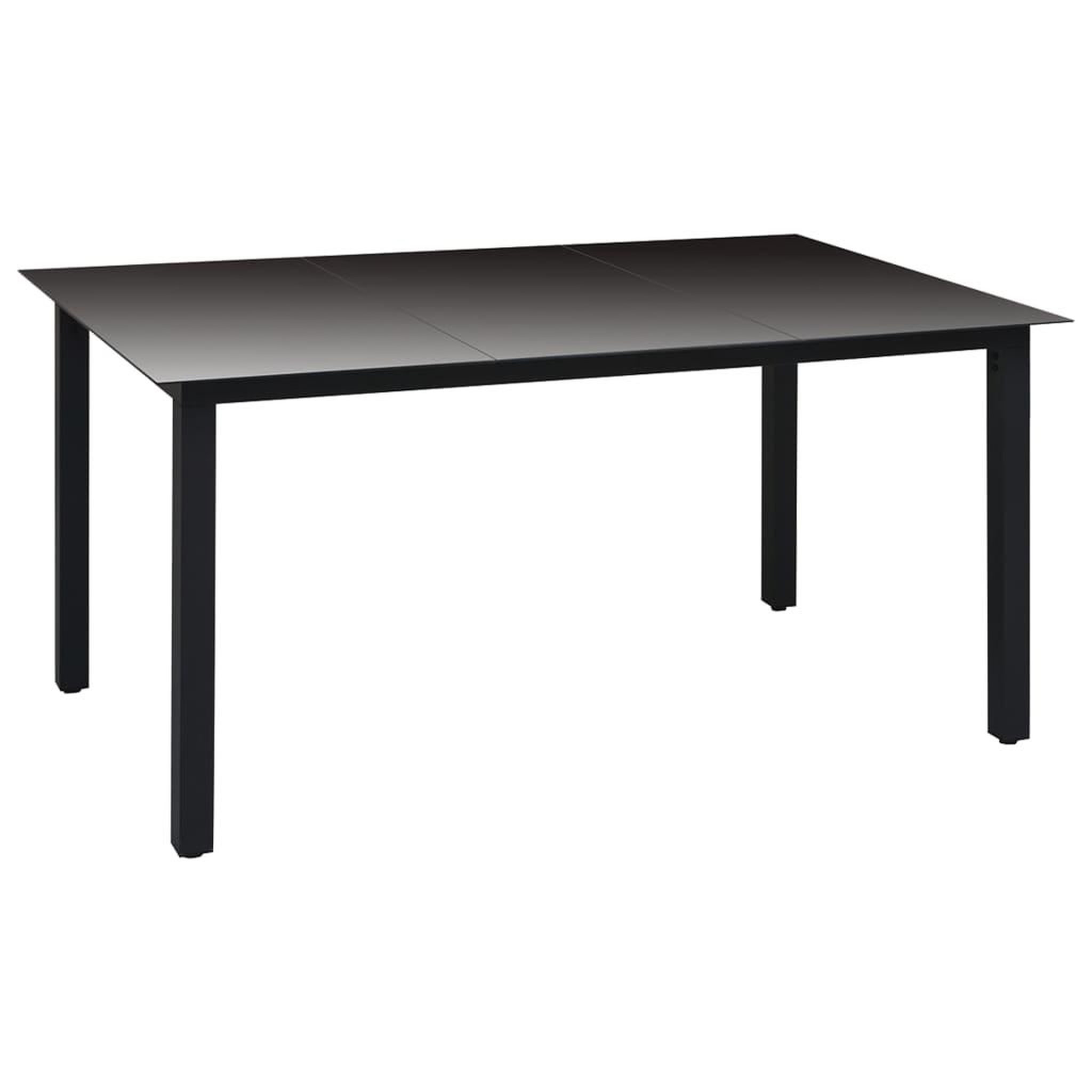 Voir la diapositive 3 : VIDAXL Ensemble a manger de jardin 5 pcs noir