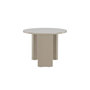 Voir la diapositive 4 : Paris Prix Table Basse Nervurée  Bristol  60cm Beige
