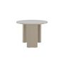 Voir la diapositive 4 : Paris Prix Table Basse Nervurée  Bristol  60cm Beige