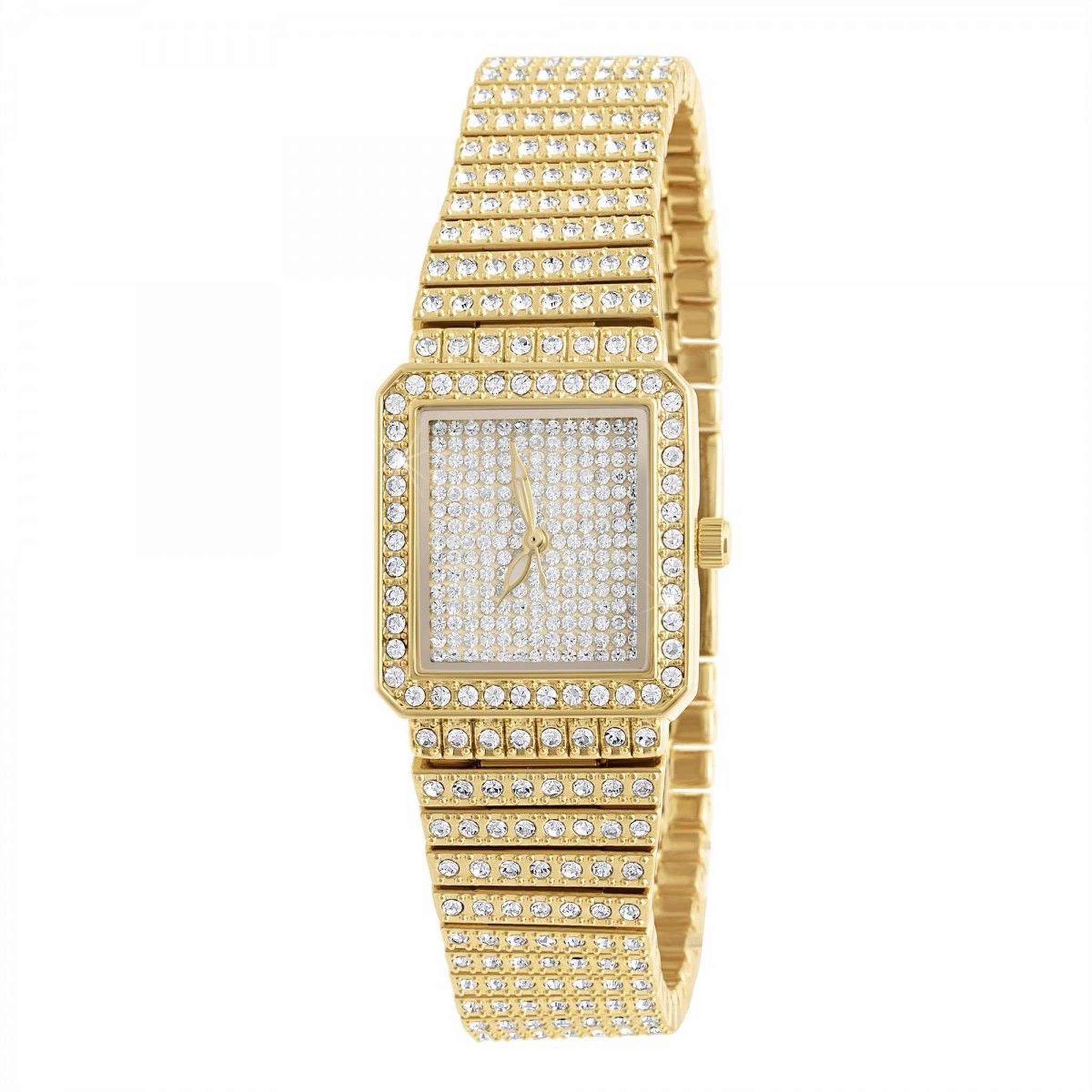 Voir la diapositive 1 : SC CRYSTAL Montre Tali élégante ornée de Cristaux scintillants par SC Crystal