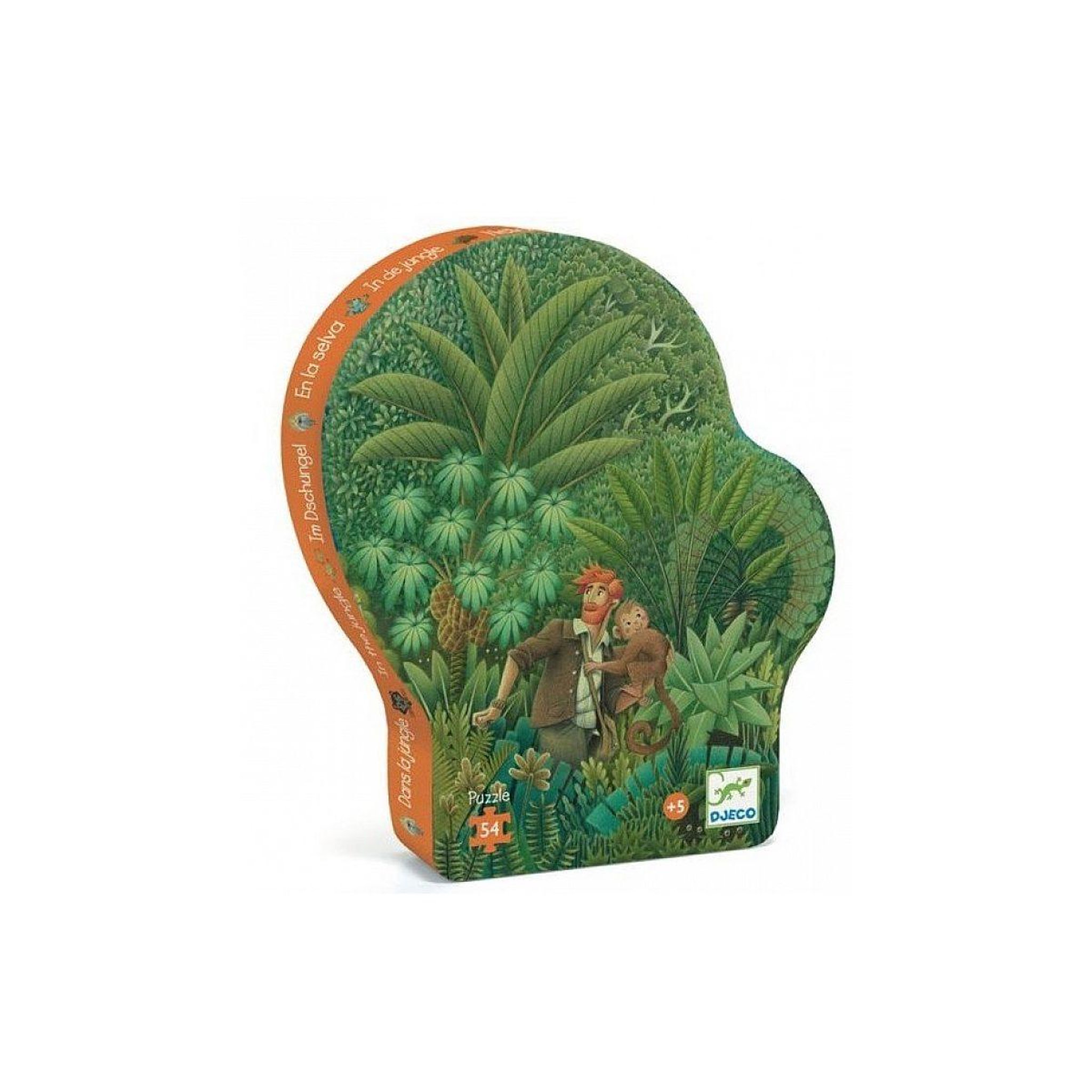Djeco Puzzle silhouette dans la jungle 54pc