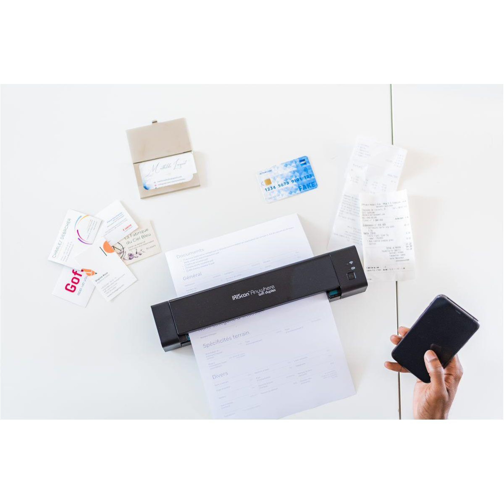 Voir la diapositive 2 : Iris Scanner portable Scan Anywhere 6 Wifi Simplex