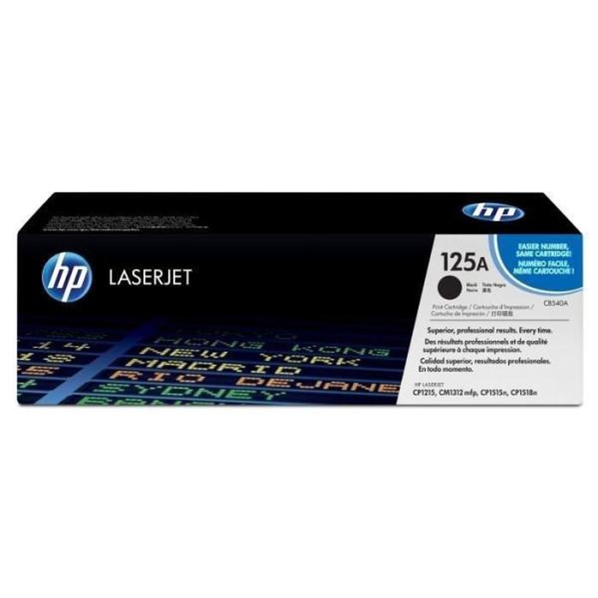 HP Cartouche de toner HP 125A noir pour imprimantes HP Color LaserJet CP1215/CP1515/CP1518/CM1312MFP