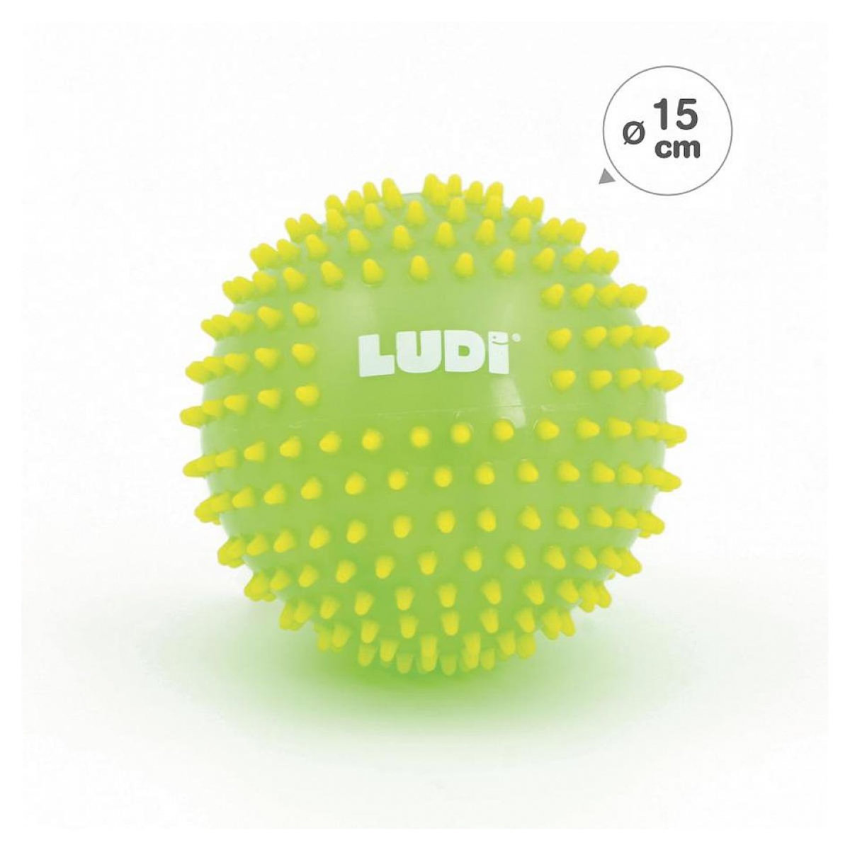 LUDI Balle de massage bicolore asst