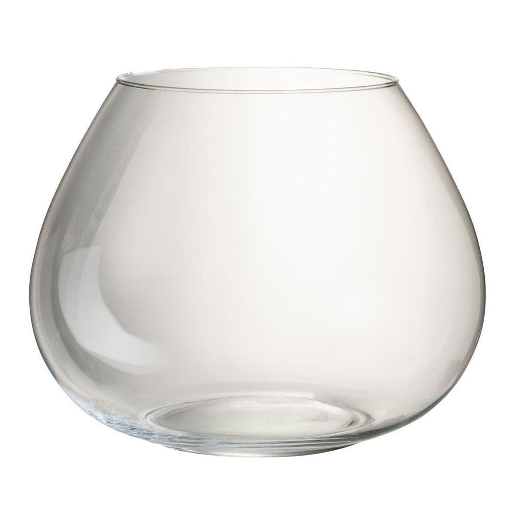J-LINE Vase design en verre  fie  29cm transparent