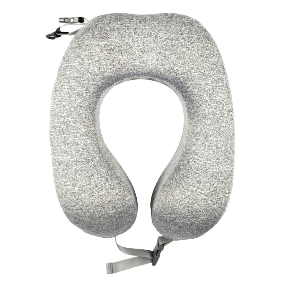 TOILINUX Coussin de voyage à mémoire de forme enroulable - Gris