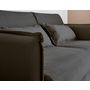 Voir la diapositive 6 : LISA DESIGN Agate - canapé 3 places convertible - couchage quotidien - matelas 14 cm - en velours