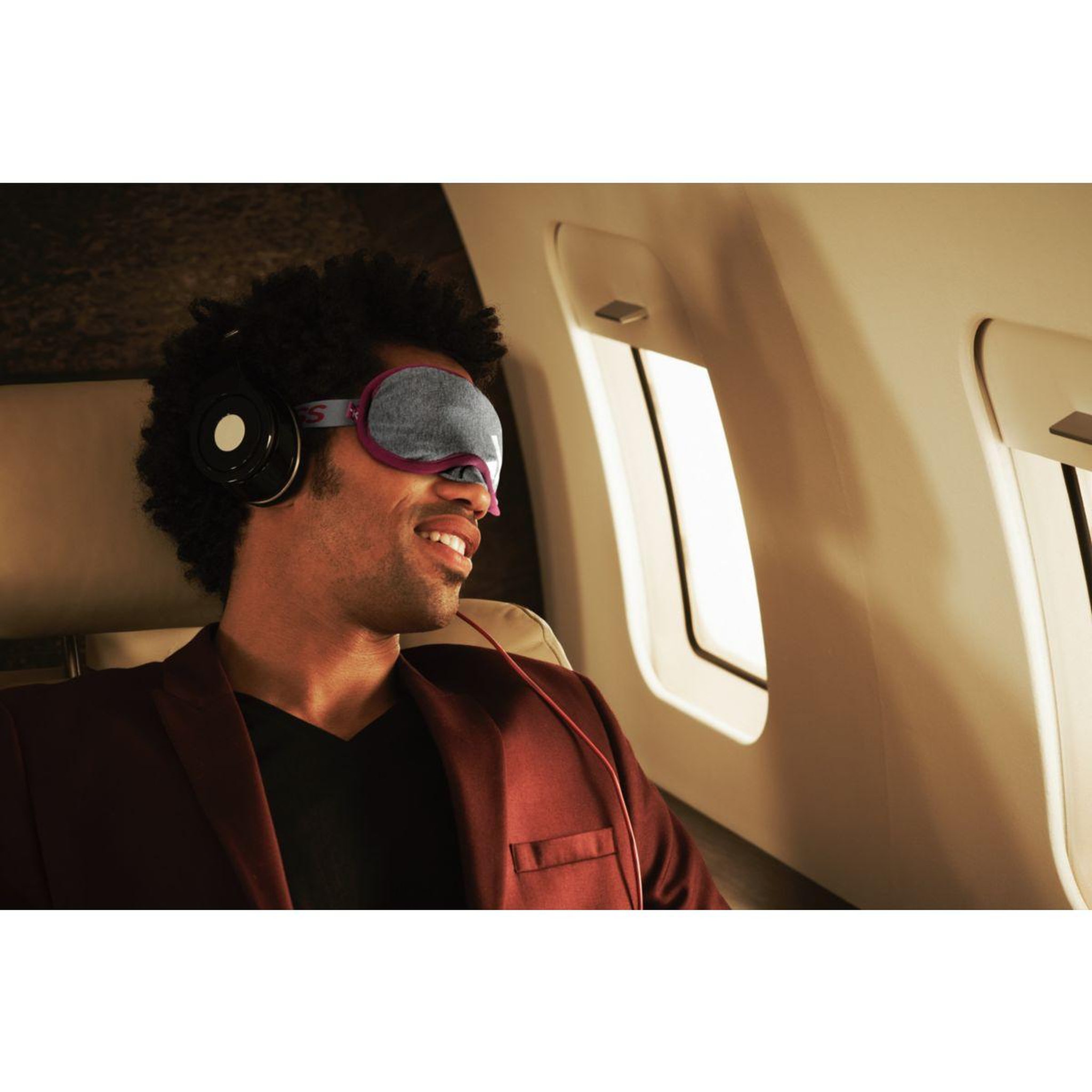 Voir la diapositive 3 : Skross Masque de nuit de voyage anthracite
